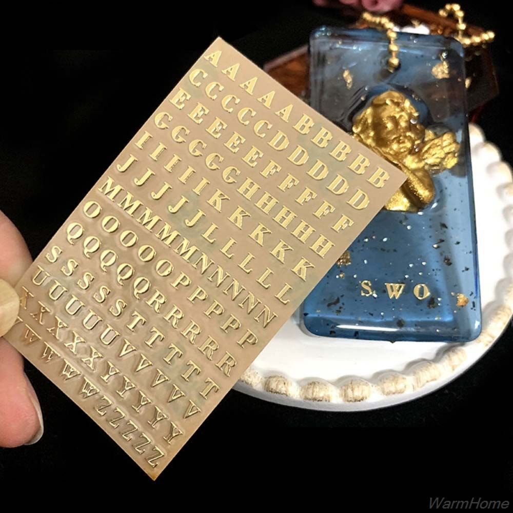 Resin Art Alphabet - Dekoracyjna żywica epoksydowa wypełniacz angielskie litery