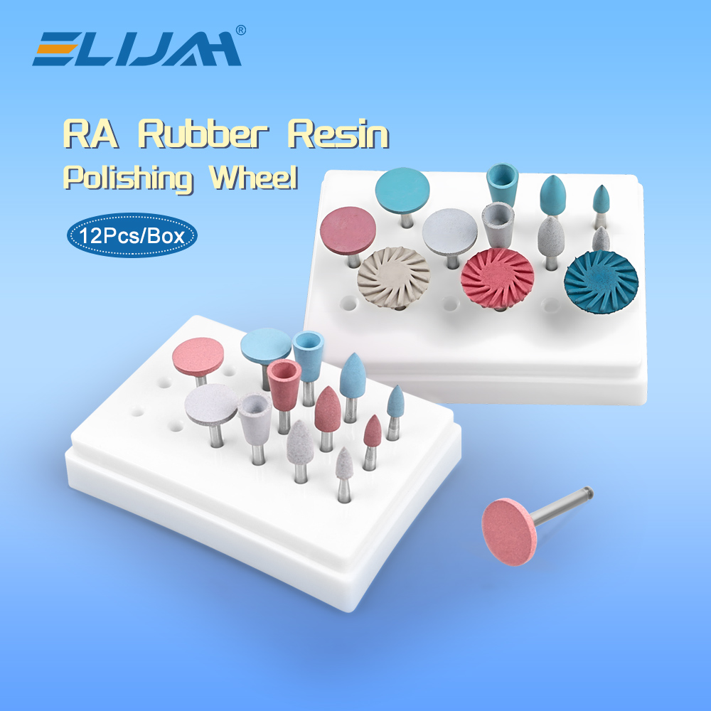 Resin Art Case - 12 sztuk/pudełko Dentalne koła polerskie z