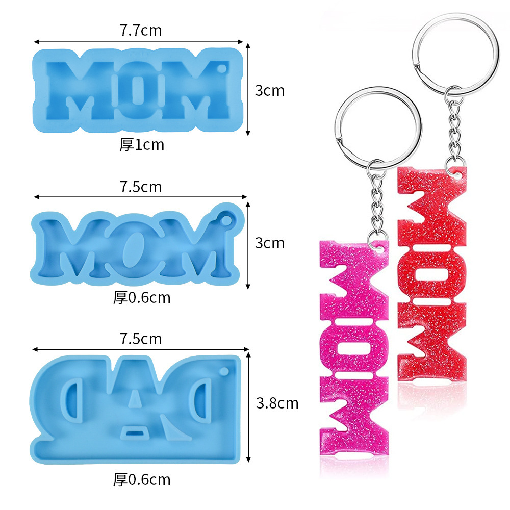 Resin Art Alphabet - DIY żywica silikonowa formy angielska litera