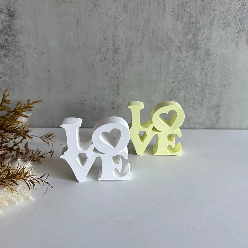 Resin Art Alphabet - Forma silikonowa LOVE do żywicy epoksydowej