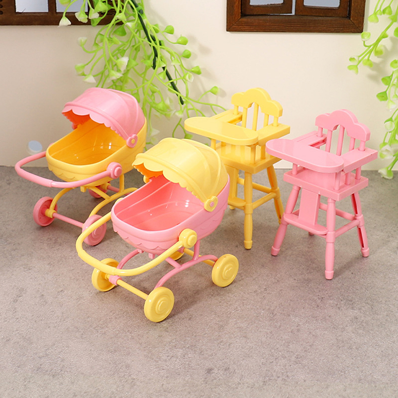 Resin Art Baby - 1 zestaw mini wózka dla lalek,