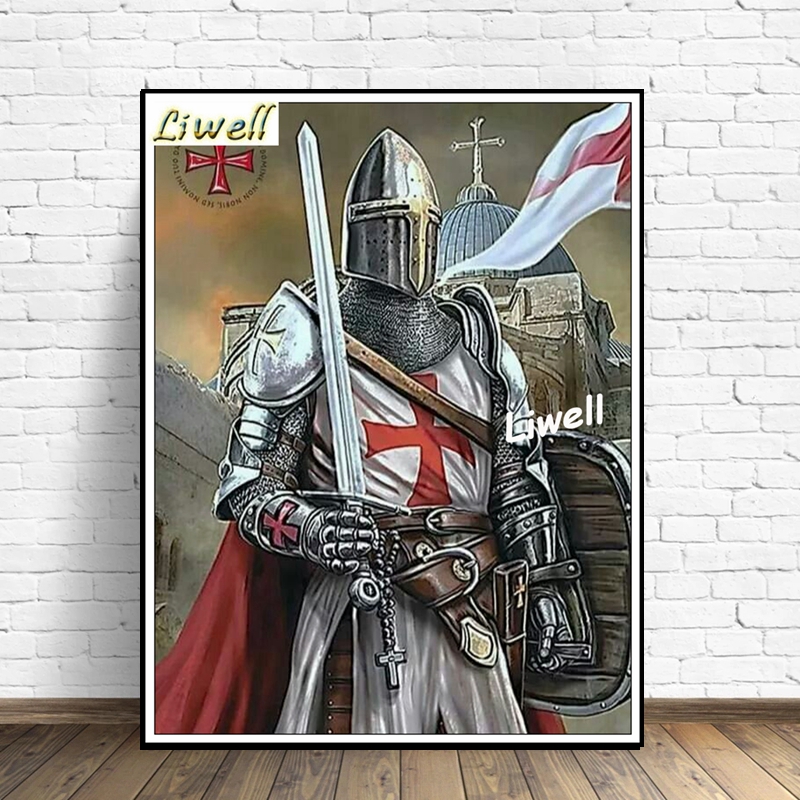 5d Rycerz Templariuszy Wojowni – Resin Art Wallpaper recenzja i cena