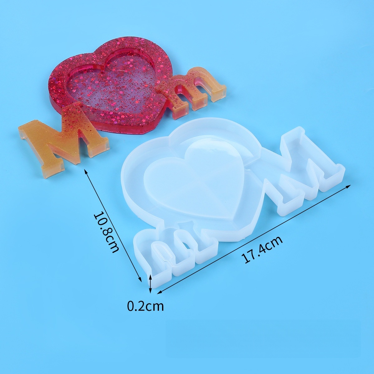 Forma silikonowa do żywicy epo – Resin Art Alphabet recenzja i cena