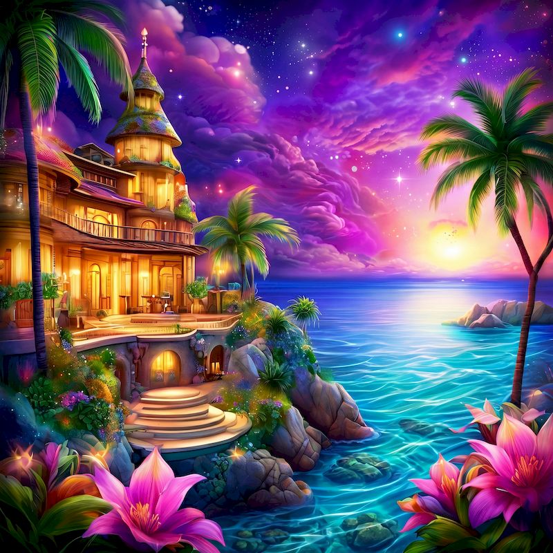 Zestaw do malowania diamentami – Resin Art Wallpaper recenzja i cena