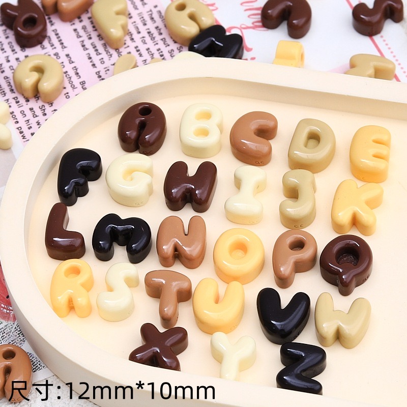 30 szt. Nowa słodka żywiczna k – Resin Art Alphabet recenzja i cena