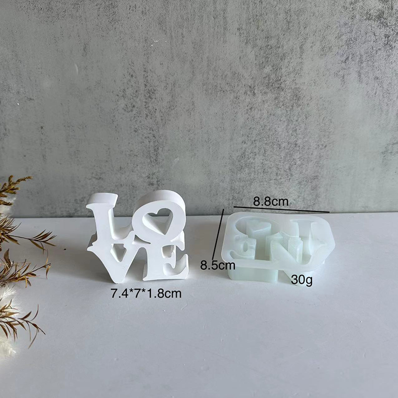 Forma silikonowa LOVE do żywic – Resin Art Alphabet recenzja i cena