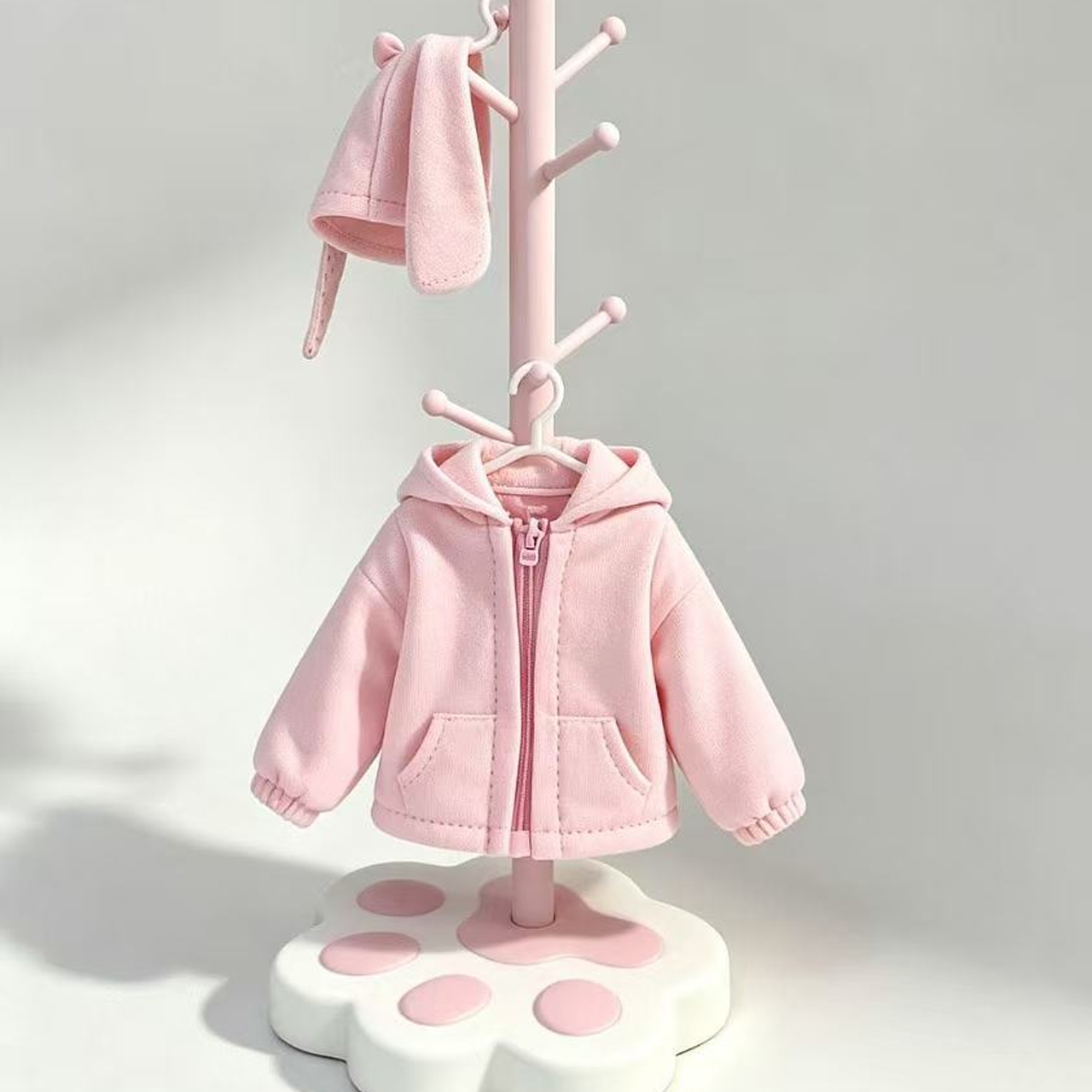 Uroczy stojący wieszak na ubra – Resin Art Baby recenzja i cena