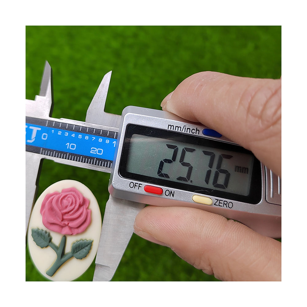 Owalny kształt Flatback kwiat  – Resin Art Alphabet recenzja i cena