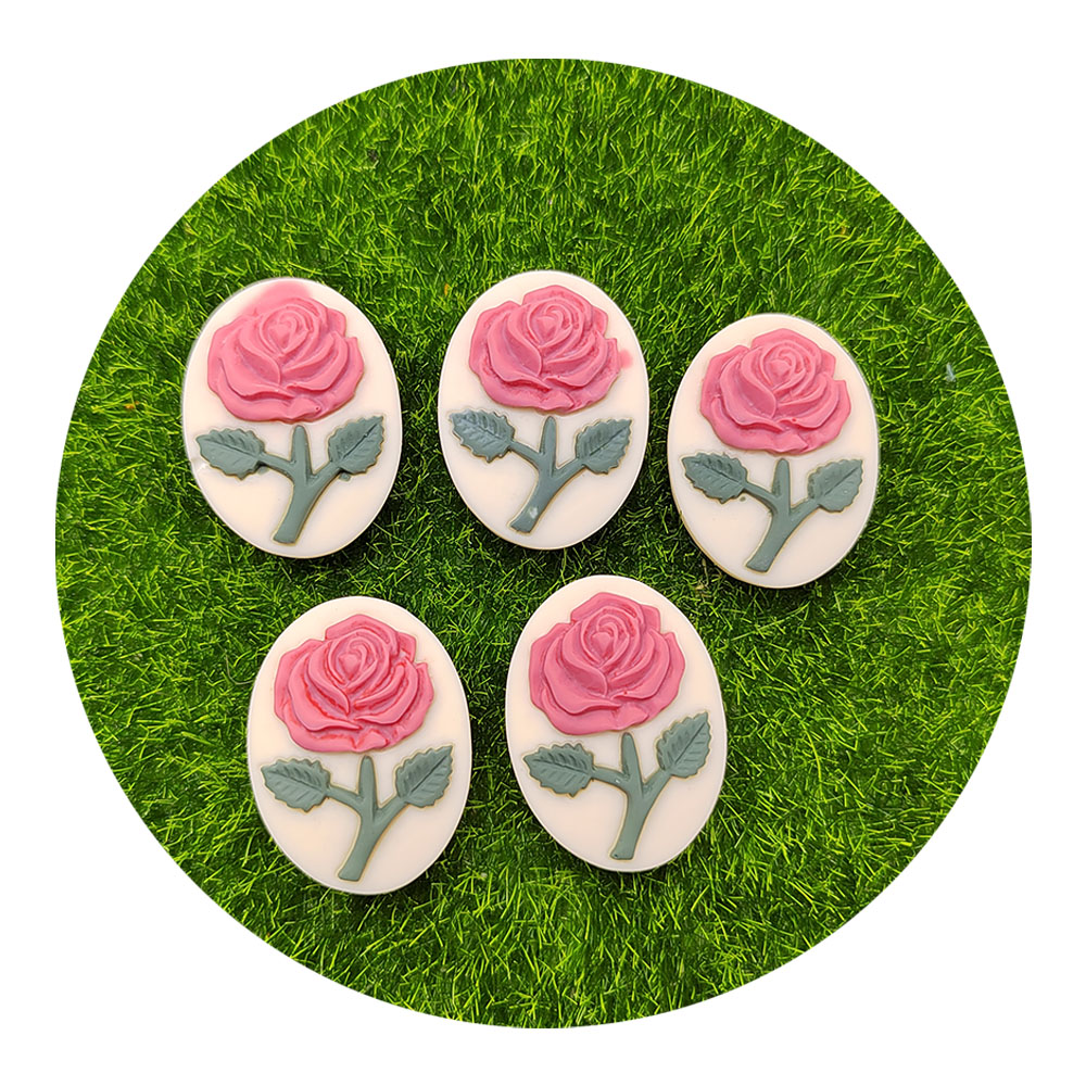 Owalny kształt Flatback kwiat  – Resin Art Alphabet recenzja i cena