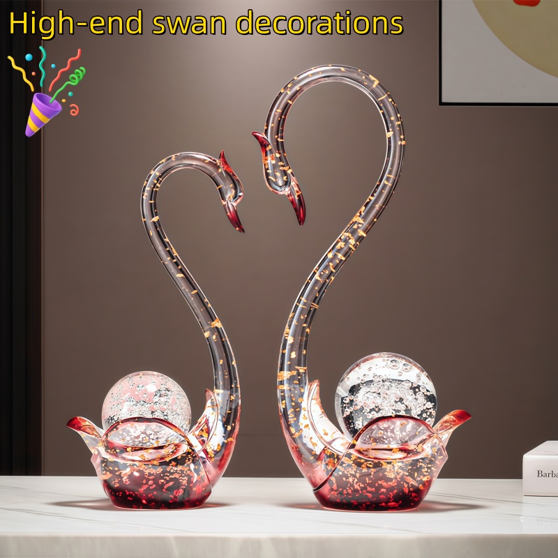 Luksusowa figurka łabędzia z ż – Resin Art Wedding Gift recenzja i cena