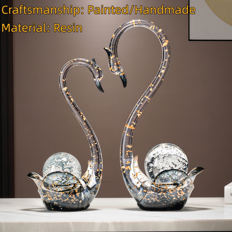 Luksusowa figurka łabędzia z ż – Resin Art Wedding Gift recenzja i cena