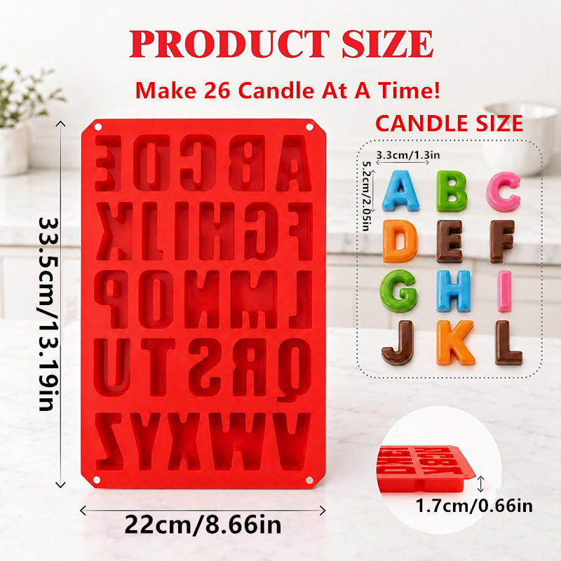 Silikonowa forma do odlewania  – Resin Art Alphabet recenzja i cena