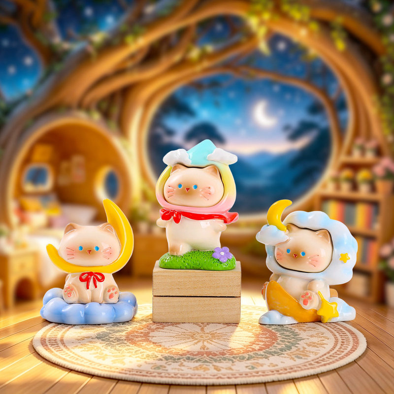Urocza figurka kota z motywem  – Resin Art Case recenzja i cena