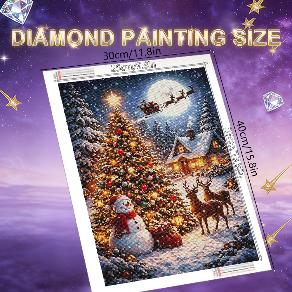 HUACAN Obraz Diamentowy Drzewo – Resin Art Wallpaper recenzja i cena